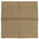 エルメス HERMES スカーフ 45cm カーキ×マルチカラー シルク スカーフ 馬車 騎手 ジョッキー