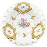 マイセン MEISSEN Bフォーム フラワーブーケ 大皿 グランツゴールド×ホワイト 陶磁器 食器 白 花