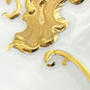 マイセン MEISSEN Bフォーム フラワーブーケ 大皿 グランツゴールド×ホワイト 陶磁器 食器 白 花