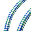 エルメス HERMES レ キャバン バックパック マリン×ミント コットン リュック・デイパック シルバー金具 子供用 キッズ トワルH トリコロール