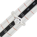 ジュネ Jeunet プラチナシルバー Pt900 ダイヤモンド リング 指輪 PT900 ダイヤモンド 11号