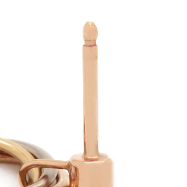 カルティエ Cartier トリニティ ダイヤ ホワイトゴールドXイエローゴールドXピンクゴールド K18YG K18PG K18WG ピアス 1P 750 18K