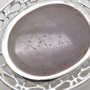 ノンブランド NON BRAND ラベンダーヒスイ ホワイトゴールド K18WG ラベンダー翡翠 ダイヤモンド ペンダントトップ 翡翠 紫