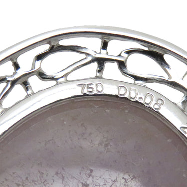 ノンブランド NON BRAND ラベンダーヒスイ ホワイトゴールド K18WG ラベンダー翡翠 ダイヤモンド ペンダントトップ 翡翠 紫