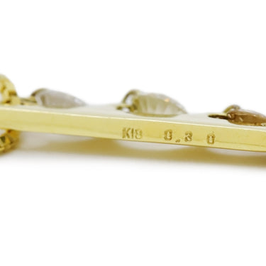 ノンブランド NON BRAND パール ダイヤ ネックレス イエローゴールド K18YG パール ダイヤモンド ネックレス 真珠 スイング 3連 ダイヤモンド イエローゴールド ハート