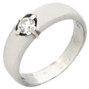 ノンブランド NON BRAND ダイヤリング プラチナシルバー Pt900 ダイヤモンド リング 指輪 1P 1石 18.5号