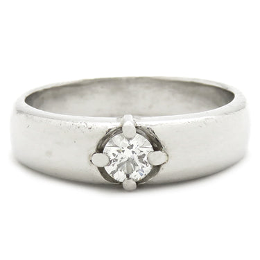 ノンブランド NON BRAND ダイヤリング プラチナシルバー Pt900 ダイヤモンド リング 指輪 1P 1石 18.5号