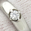 ノンブランド NON BRAND ダイヤリング プラチナシルバー Pt900 ダイヤモンド リング 指輪 1P 1石 18.5号