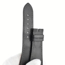 パテックフィリップ PATEK PHILIPPE ノーチラス用 カーフベルト ブラック カーフ 腕時計パーツ 純正 替え レザー バンド ストラップ 予備 交換 スペア 25ｍｍ ブラック 黒
