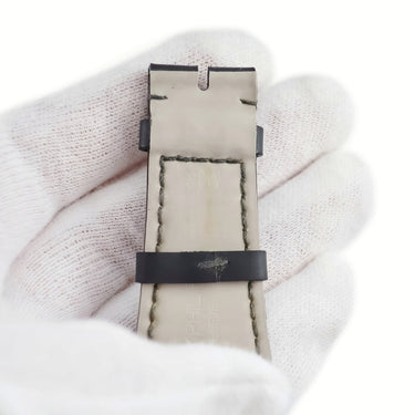 パテックフィリップ PATEK PHILIPPE ノーチラス用 カーフベルト ブラック カーフ 腕時計パーツ 純正 替え レザー バンド ストラップ 予備 交換 スペア 25ｍｍ ブラック 黒