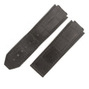 ウブロ HUBLOT クラシックフュージョン 521用 クロコ×ラバーバンド ブラック クロコダイル ラバー 腕時計パーツ 純正 替え ベルト ストラップ 本革 26mm ブラック 黒