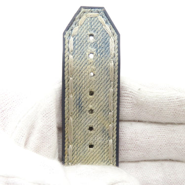 ウブロ HUBLOT ビッグバン 301用 デニム×ラバーバンド デニム×ブルー デニム ラバー 腕時計パーツ 純正 替え ベルト ストラップ 25mm ブルー 青