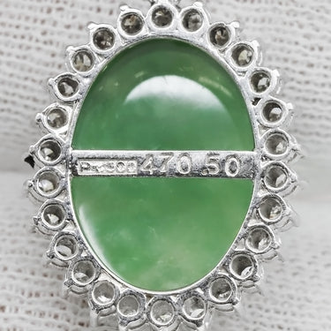 ノンブランド NON BRAND ジェダイト 翡翠 ヒスイ ダイヤモンド プラチナシルバー Pt900 Pt850 ヒスイ ダイヤモンド ネックレス Pt850 ペンダント グリーン 緑