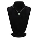 ノンブランド NON BRAND ジェダイト 翡翠 ヒスイ ダイヤモンド プラチナシルバー Pt900 Pt850 ヒスイ ダイヤモンド ネックレス Pt850 ペンダント グリーン 緑