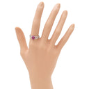 ノンブランド NON BRAND ルビー ダイヤリング プラチナシルバー Pt900 ルビー ダイヤモンド リング 指輪 レッド 赤 15号