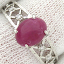 ノンブランド NON BRAND ルビー ダイヤリング プラチナシルバー Pt900 ルビー ダイヤモンド リング 指輪 レッド 赤 15号