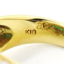 ノンブランド NON BRAND エメラルド ダイヤモンド リング イエローゴールド K18YG エメラルド ダイヤモンド リング 指輪 グリーン 緑 750 12号