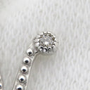 ノンブランド NON BRAND パール ペンダント ホワイトゴールド K18WG パール ダイヤモンド ネックレス Nモチーフ 1Pダイヤ