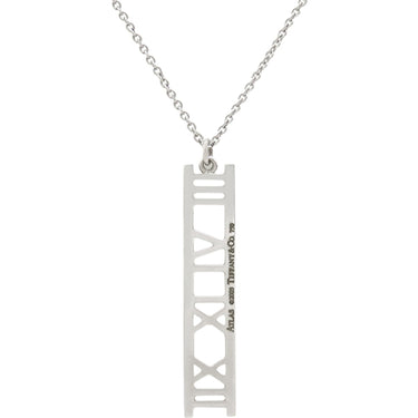 ティファニー Tiffany & Co アトラスバー ホワイトゴールド K18WG ネックレス 18K T&Co.