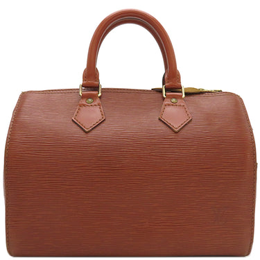 ルイヴィトン LOUIS VUITTON スピーディ 25 M43013 ケニアブラウン エピレザー ハンドバッグ ゴールド金具 茶