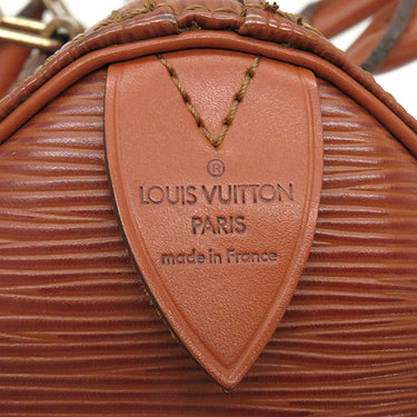 ルイヴィトン LOUIS VUITTON スピーディ 25 M43013 ケニアブラウン エピレザー ハンドバッグ ゴールド金具 茶