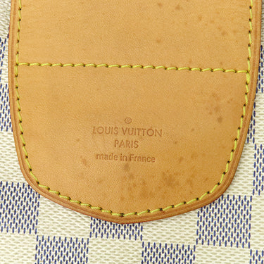 ルイヴィトン LOUIS VUITTON ストレーザ PM N51261 ダミエアズール ダミエアズールキャンバス トートバッグ ゴールド金具 白 肩掛け