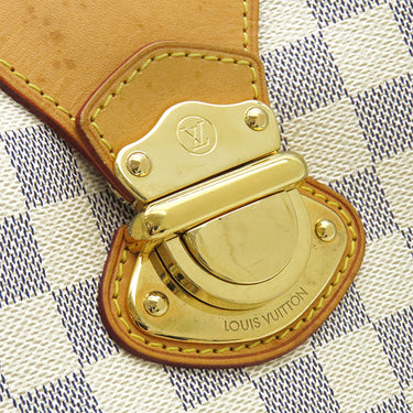 ルイヴィトン LOUIS VUITTON ストレーザ PM N51261 ダミエアズール ダミエアズールキャンバス トートバッグ ゴールド金具 白 肩掛け