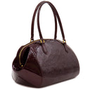 ルイヴィトン LOUIS VUITTON シャーウッド GM M91489 アマラント モノグラムヴェルニ ショルダーバッグ ゴールド金具 紫 エナメル