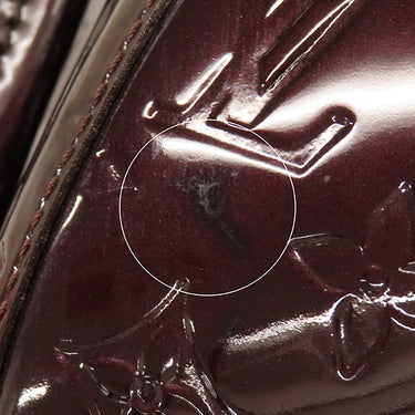 ルイヴィトン LOUIS VUITTON シャーウッド GM M91489 アマラント モノグラムヴェルニ ショルダーバッグ ゴールド金具 紫 エナメル