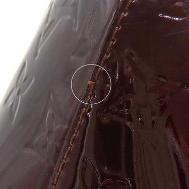 ルイヴィトン LOUIS VUITTON シャーウッド GM M91489 アマラント モノグラムヴェルニ ショルダーバッグ ゴールド金具 紫 エナメル