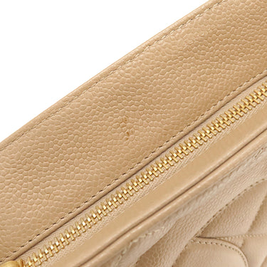 シャネル CHANEL 復刻トート A01804 ベージュ キャビアスキン トートバッグ ゴールド金具 ココマーク ショルダーバッグ 肩掛け