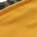 フェンディ FENDI ぺカン 8BH252 ブラウン×イエロー キャンバス レザー トートバッグ ゴールド金具 ハンドバッグ ミニトート 茶 黄