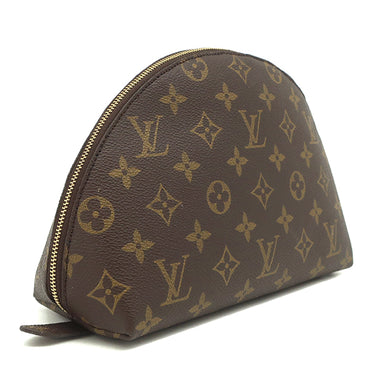 ルイヴィトン LOUIS VUITTON トゥルース ドゥミロンド M47520 モノグラム モノグラムキャンバス ポーチ ゴールド金具 茶 メイクポーチ