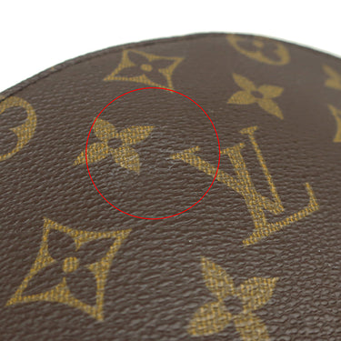 ルイヴィトン LOUIS VUITTON トゥルース ドゥミロンド M47520 モノグラム モノグラムキャンバス ポーチ ゴールド金具 茶 メイクポーチ