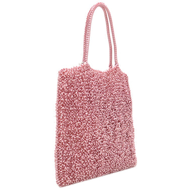 アンテプリマ ANTEPRIMA ワイヤーバッグ ピンク ワイヤー トートバッグ シルバー金具 サンリオ マイメロディコラボ ラインストーン