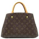 ルイヴィトン LOUIS VUITTON モンテーニュBB M41055 モノグラム モノグラムキャンバス 2WAYバッグ ゴールド金具 茶 ハンドバッグ ショルダーバッグ 鍵/パドロック欠品