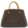 ルイヴィトン LOUIS VUITTON モンテーニュBB M41055 モノグラム モノグラムキャンバス 2WAYバッグ ゴールド金具 茶 ハンドバッグ ショルダーバッグ 鍵/パドロック欠品