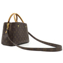 ルイヴィトン LOUIS VUITTON モンテーニュBB M41055 モノグラム モノグラムキャンバス 2WAYバッグ ゴールド金具 茶 ハンドバッグ ショルダーバッグ 鍵/パドロック欠品