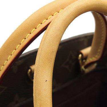 ルイヴィトン LOUIS VUITTON モンテーニュBB M41055 モノグラム モノグラムキャンバス 2WAYバッグ ゴールド金具 茶 ハンドバッグ ショルダーバッグ 鍵/パドロック欠品