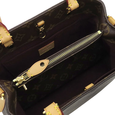 ルイヴィトン LOUIS VUITTON モンテーニュBB M41055 モノグラム モノグラムキャンバス 2WAYバッグ ゴールド金具 茶 ハンドバッグ ショルダーバッグ 鍵/パドロック欠品
