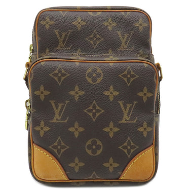 ルイヴィトン LOUIS VUITTON アマゾン M45236 モノグラム モノグラムキャンバス ショルダーバッグ ゴールド金具 茶 斜め掛け