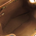 ルイヴィトン LOUIS VUITTON ミニ モンスリ M51137 モノグラム モノグラムキャンバス リュック・デイパック ゴールド金具 茶 バックパック