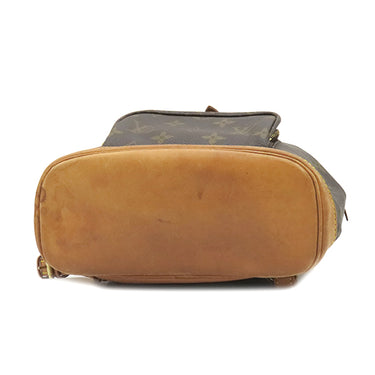 ルイヴィトン LOUIS VUITTON ミニ モンスリ M51137 モノグラム モノグラムキャンバス リュック・デイパック ゴールド金具 茶 バックパック