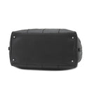 シャネル CHANEL チョコバー ハンドバッグ ブラック キャビアスキン トートバッグ シルバー金具 黒 ココマーク