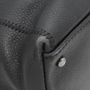 シャネル CHANEL チョコバー ハンドバッグ ブラック キャビアスキン トートバッグ シルバー金具 黒 ココマーク