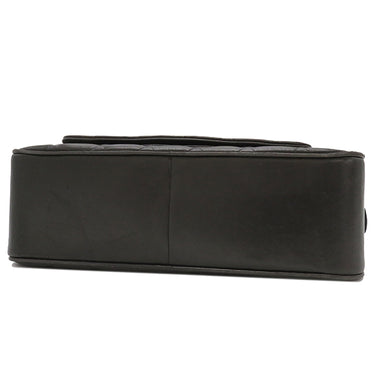 シャネル CHANEL マトラッセ ブラック レザー ショルダーバッグ ゴールド金具 黒 チェーンショルダー 肩掛け