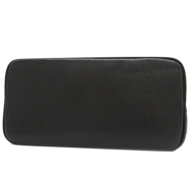 シャネル CHANEL マトラッセ 復刻トート A01804 ブラック キャビアスキン トートバッグ マットシルバー金具 黒 ココマーク