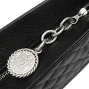 シャネル CHANEL マトラッセ 復刻トート A01804 ブラック キャビアスキン トートバッグ マットシルバー金具 黒 ココマーク