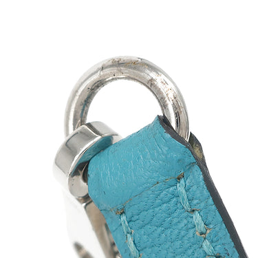 エルメス HERMES ボリード27 ターコイズ シェーブル 2WAYバッグ シルバー金具 青 ショルダー