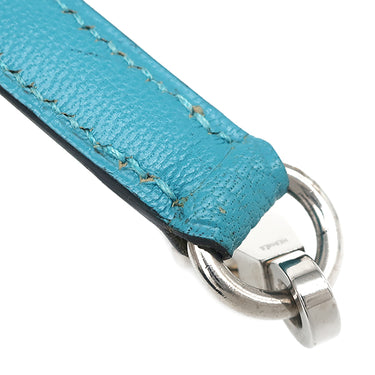 エルメス HERMES ボリード27 ターコイズ シェーブル 2WAYバッグ シルバー金具 青 ショルダー